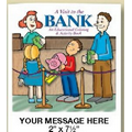 A Visit to the Bank Stock Design 8-Page Coloring Book